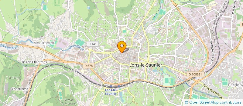 localisation de l'entreprise ESTHEMED JURA  LONS-LE-SAUNIER