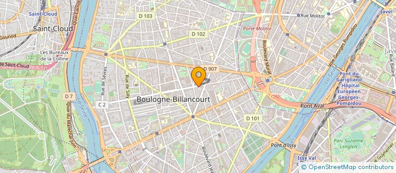 localisation de l'entreprise ESTHER AND GIULIA à BOULOGNE-BILLANCOURT