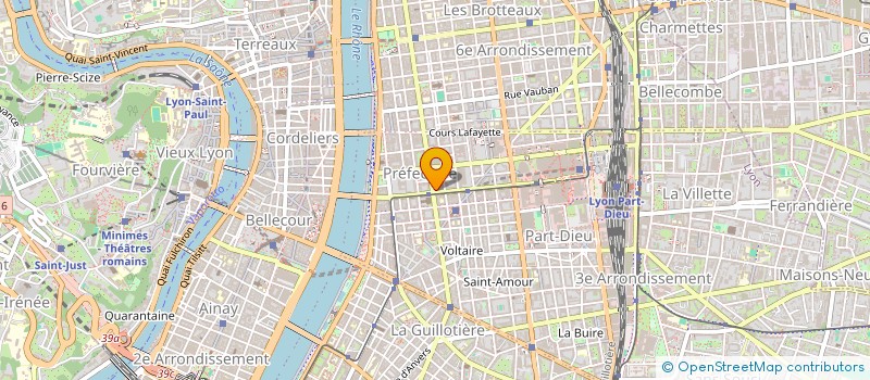 localisation de l'entreprise ESTHER B  LYON