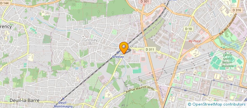 localisation de l'entreprise ESTHER.B  GROSLAY