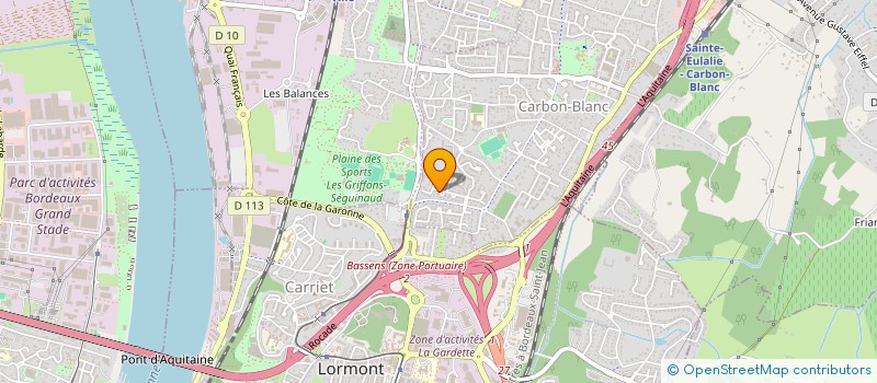 localisation de l'entreprise ESTHER BEAUTE SERVICE  CARBON-BLANC