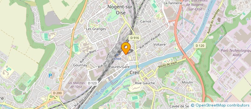 localisation de l'entreprise ESTHER COSMETIC BEAUTY  CREIL