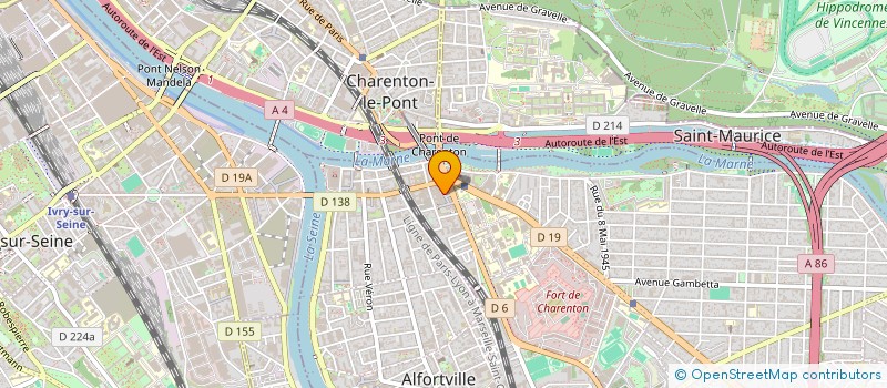 localisation de l'entreprise ESTHER GESTION  CHARENTON-LE-PONT