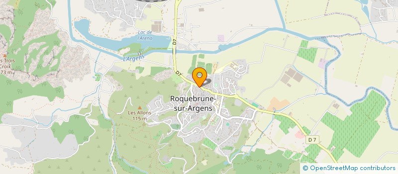localisation de l'entreprise ESTHESUD à ROQUEBRUNE-SUR-ARGENS