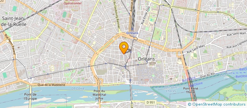 localisation de l'entreprise ESTHETE à ORLEANS