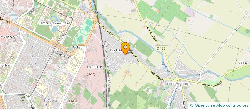 localisation de l'entreprise ESTHETE  SAINT-CYR-EN-VAL