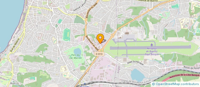 localisation de l'entreprise ESTHETE CONCEPTION à BIARRITZ