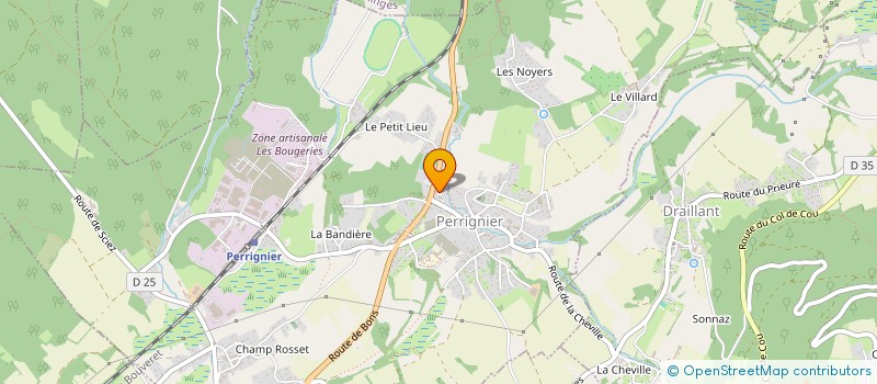 localisation de l'entreprise ESTHETE CYCLE CLOTHING  PERRIGNIER