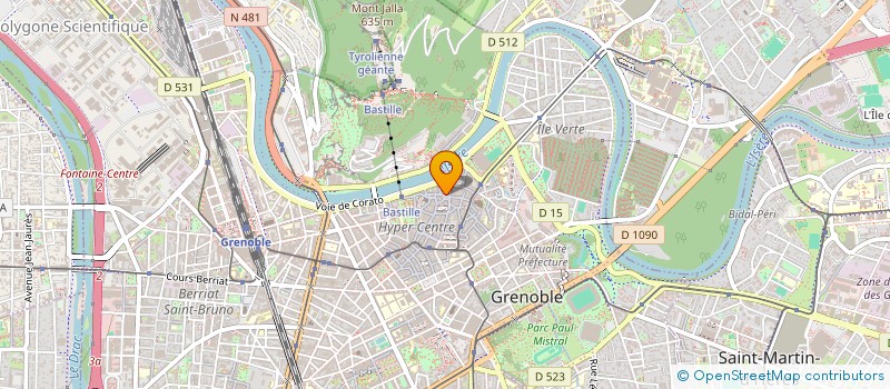 localisation de l'entreprise ESTHETI FORME DIFFUSION  GRENOBLE