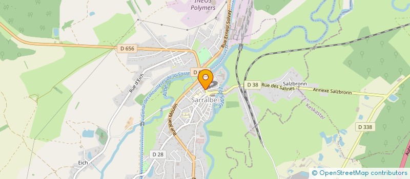 localisation de l'entreprise ESTHETIC 123 à SARRALBE