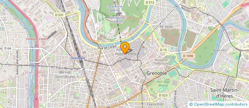 localisation de l'entreprise ESTHETICAP à GRENOBLE