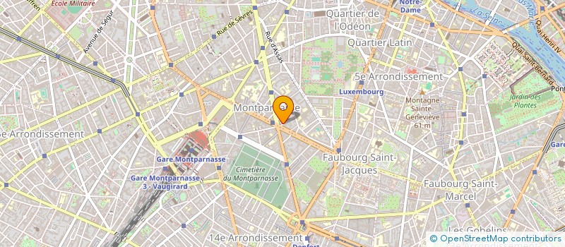 localisation de l'entreprise ESTHETIQ CORPOREL DIETETIQ MUS à PARIS
