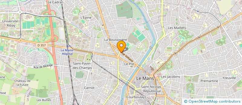 localisation de l'entreprise ESTHETIQUE ARNAUD  LE MANS