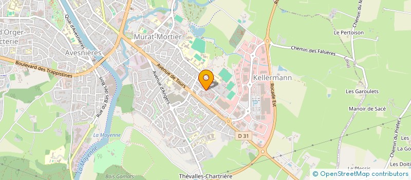 localisation de l'entreprise ESTHETIQUE AUTO PROPRE à LAVAL