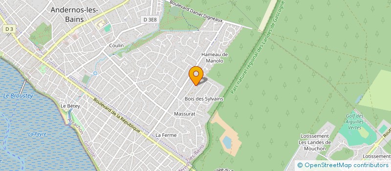 localisation de l'entreprise ESTHETIQUE AUTO SERVICE  ANDERNOS-LES-BAINS