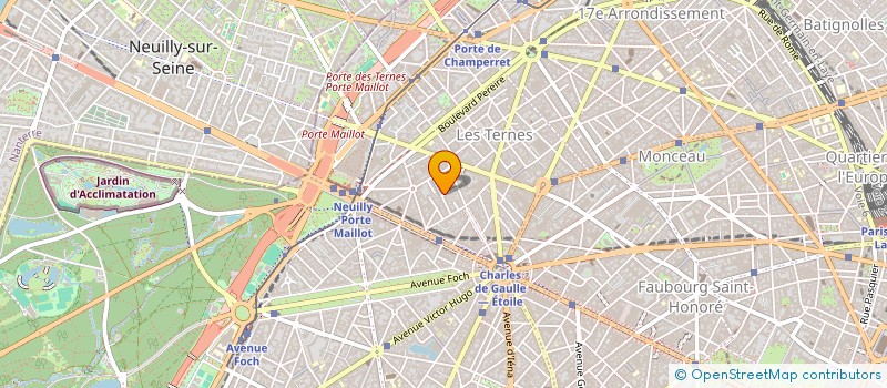 localisation de l'entreprise ESTHETIQUE BOISSIERE  PARIS