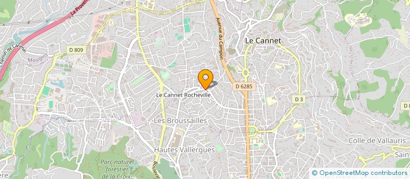 localisation de l'entreprise ESTHETIQUE CANIN à LE CANNET