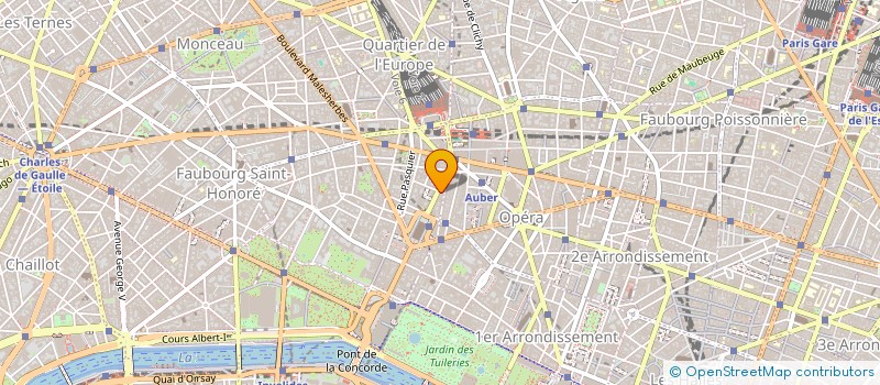 localisation de l'entreprise ESTHETIQUE CAPILLAIRE L.H. à PARIS