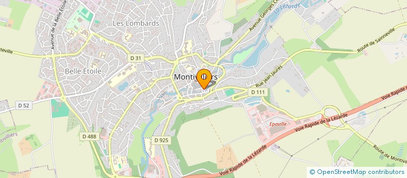 localisation de l'entreprise ESTHETIQUE COSMETIQUES CECILE DORMEGNIE à MONTIVILLIERS