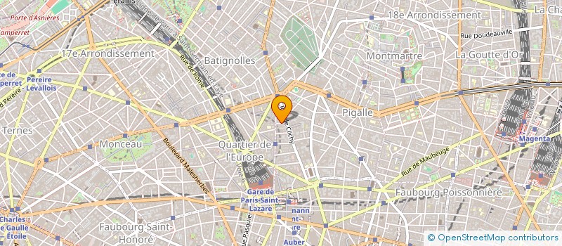localisation de l'entreprise ESTHETIQUE DE L'EST à PARIS