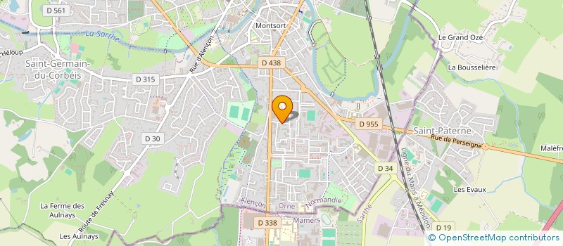 localisation de l'entreprise ESTHETIQUE-DISTRIBUTION.COM à ALENCON