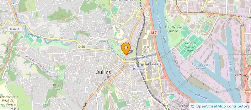 localisation de l'entreprise ESTHETIQUE ET CITES à OULLINS-PIERRE-BENITE