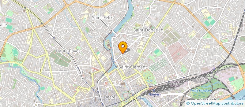 localisation de l'entreprise ESTHETIQUE ET REMISE EN FORME à NANTES