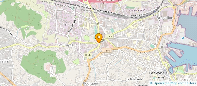 localisation de l'entreprise ESTHETIQUE FORMATION & DISTRIBUTION à LA SEYNE-SUR-MER