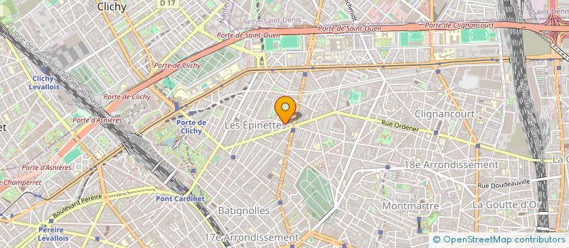 localisation de l'entreprise ESTHETIQUE FRANCE à PARIS