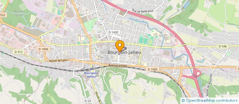 localisation de l'entreprise ESTHETIQUE FUTURISTE FORME à BOURGOIN-JALLIEU