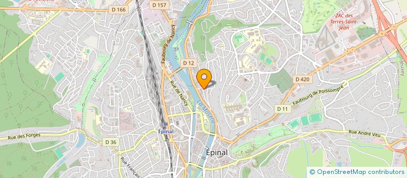 localisation de l'entreprise ESTHETIQUE INDUSTRIELLE DE DIFFUSION à EPINAL