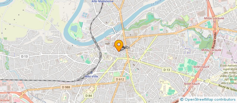 localisation de l'entreprise ESTHETIQUE LOUNGE à ALBI