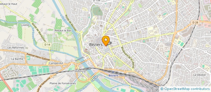 localisation de l'entreprise ESTHETIQUE MEDICAL à BEZIERS
