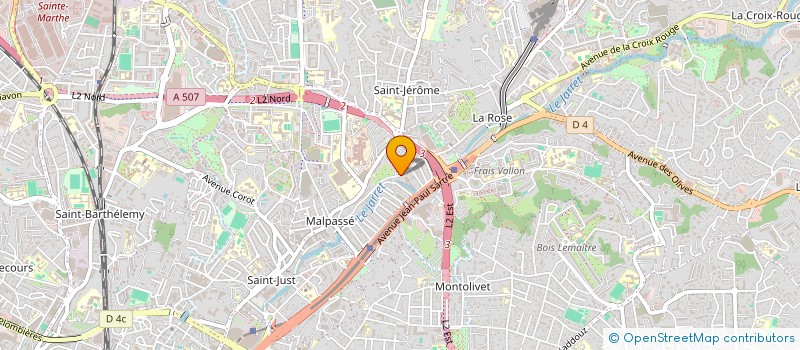 localisation de l'entreprise ESTHETIQUE MINCEUR à MARSEILLE