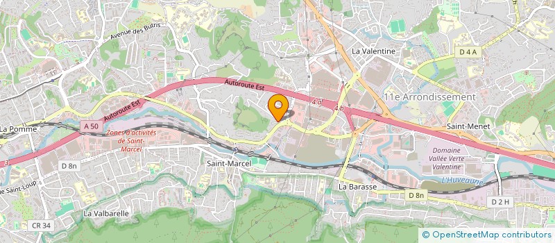 localisation de l'entreprise ESTHETIQUE PROVENCE à MARSEILLE