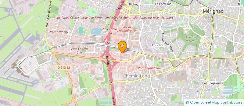 localisation de l'entreprise ESTHETIQUE SPA MANAGEMENT  MERIGNAC