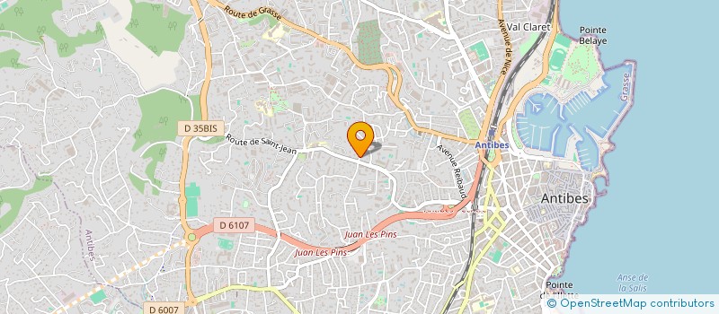 localisation de l'entreprise ESTHETIQUE STUDIO à ANTIBES