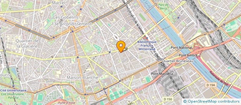 localisation de l'entreprise ESTHETIQUE TOLBIAC  PARIS