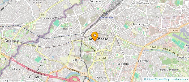 localisation de l'entreprise ESTHETIQUE VOYAGE à ANNEMASSE