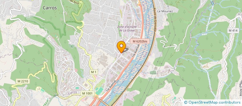 localisation de l'entreprise ESTHIM à CARROS