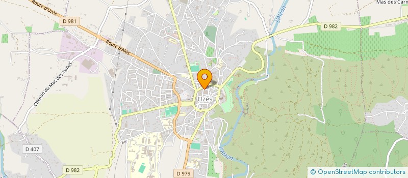 localisation de l'entreprise ESTHIS  UZES