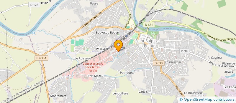 localisation de l'entreprise ESTHSAINTSU à SAINT-SULPICE-LA-POINTE