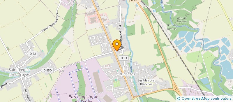 localisation de l'entreprise ESTI  BUCHERES