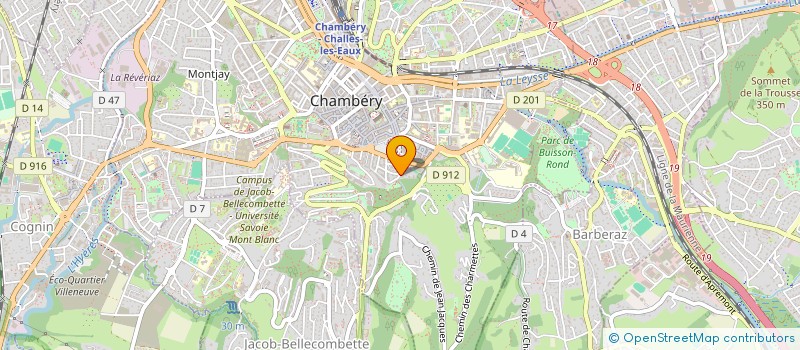 localisation de l'entreprise ESTI MANJARO  CHAMBERY