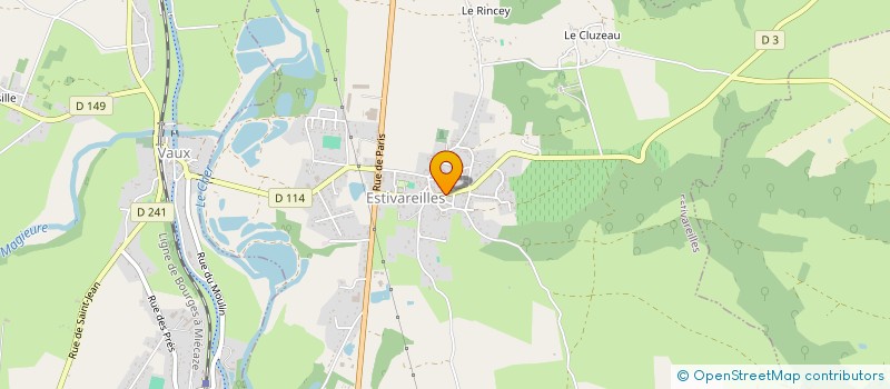 localisation de l'entreprise ESTI'RIBAMBELLE à ESTIVAREILLES