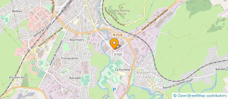 localisation de l'entreprise ESTIA CT à AURILLAC