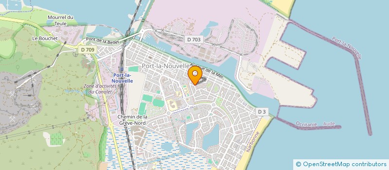 localisation de l'entreprise ESTIA DU BARROU  PORT-LA-NOUVELLE