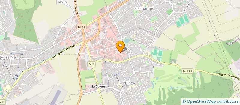 localisation de l'entreprise ESTIA RESEAUX DE CHALEUR à PULNOY