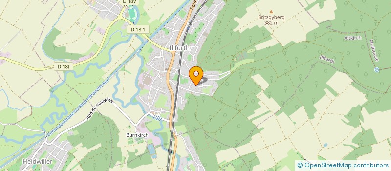 localisation de l'entreprise ESTIANE  ILLFURTH