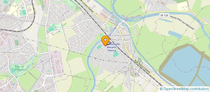 localisation de l'entreprise ESTICAB  LANEUVEVILLE-DEVANT-NANCY